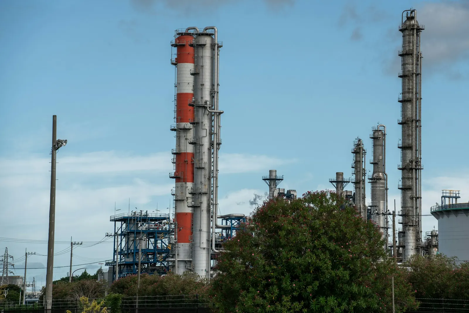 Installations industrielles de tuyauterie moderne